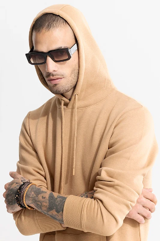 Glinter Beige Hoodie