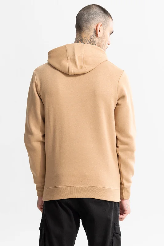 Glinter Beige Hoodie