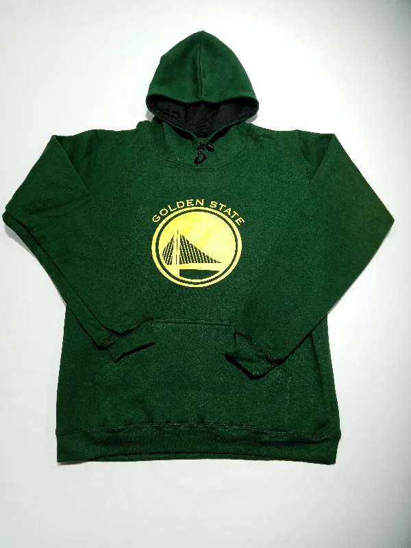 Golden State Green Hoddie Non Zipper