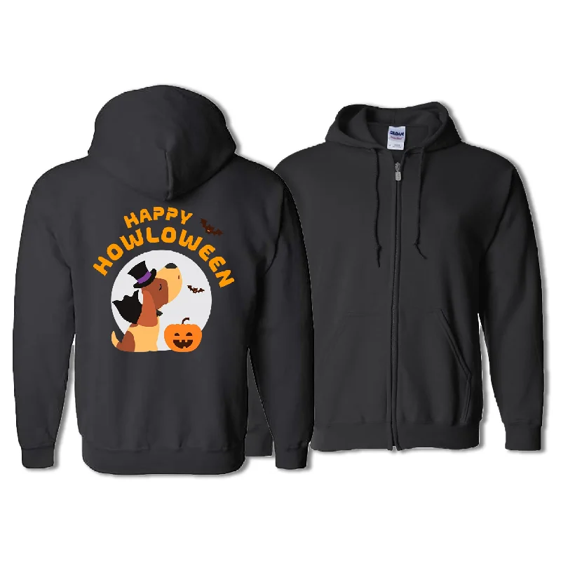 Howl-O-Ween Dog Zip-Up Hoodie