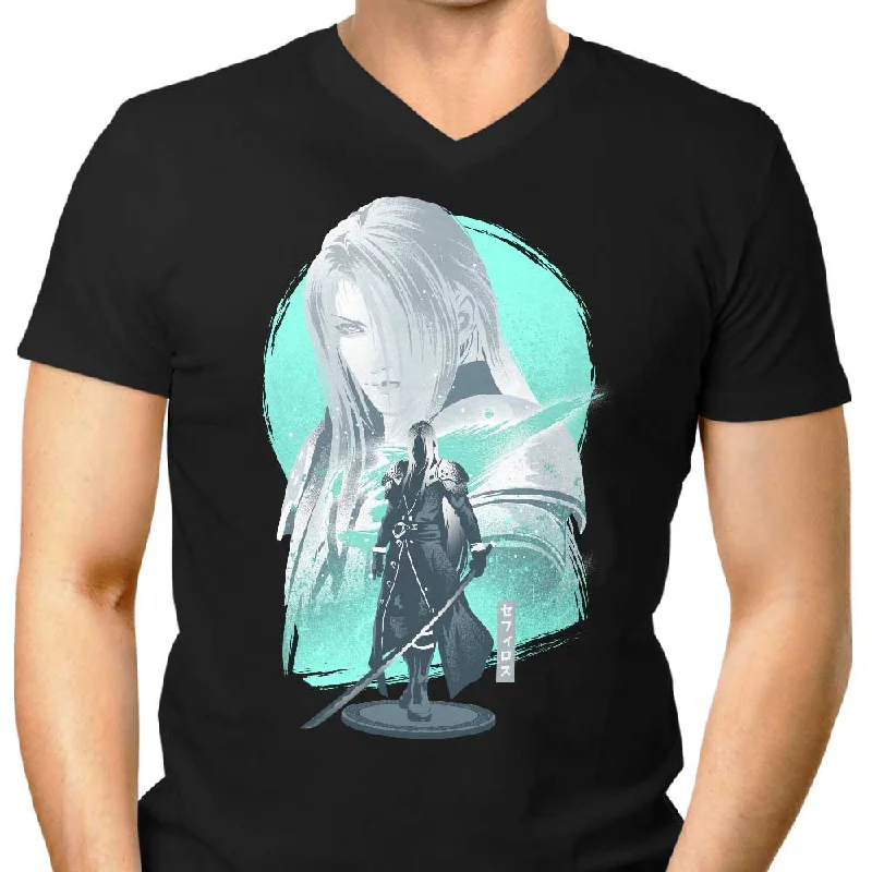 Silver Haired Soldier - Men's V-Neck