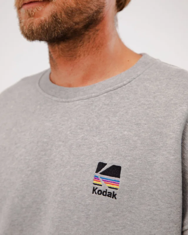 Kodak Color Oversize Sweatshirt Grey