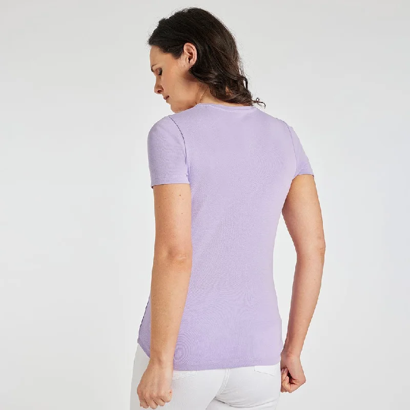 Ladies Essential Crew Neck Tee Lavender