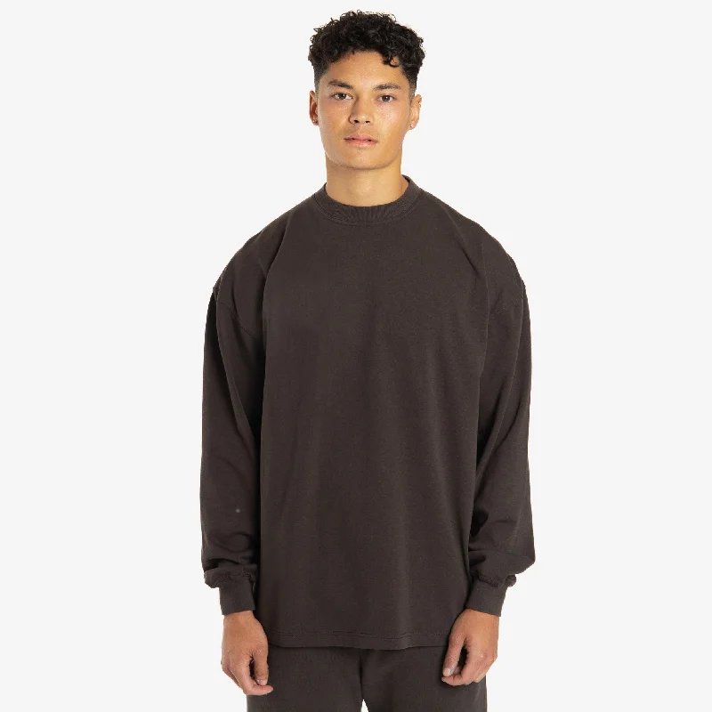 Long Sleeve T-Shirt - Dark Mocha