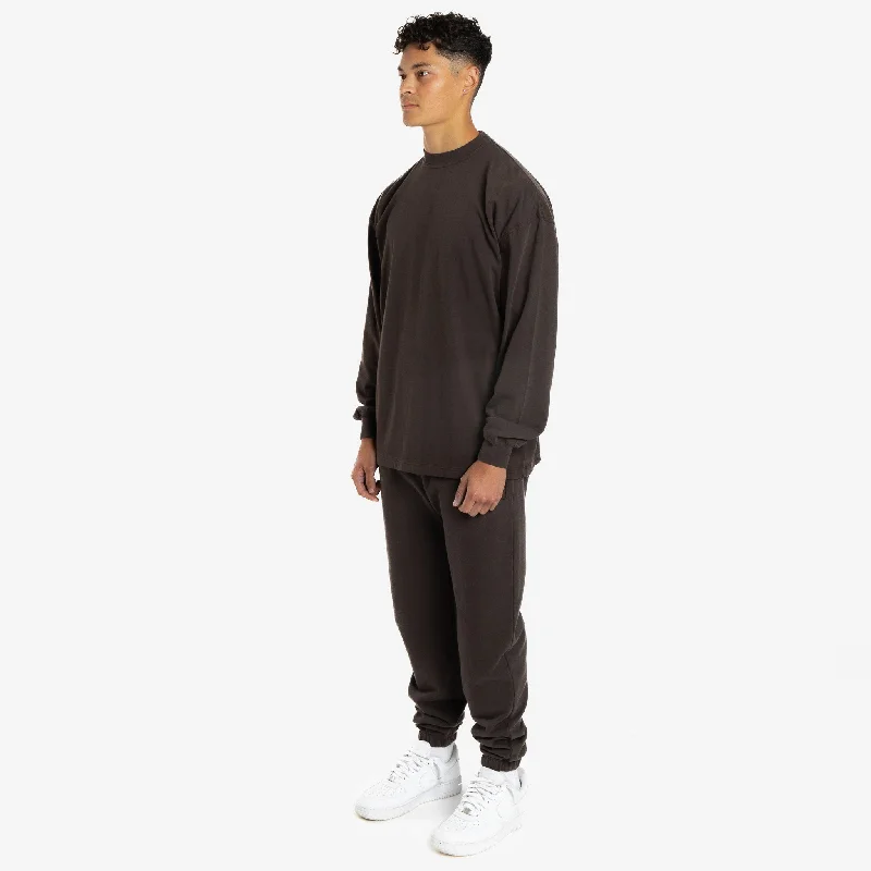 Long Sleeve T-Shirt - Dark Mocha