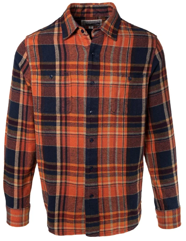 Men's Cotton Flannel Plaid Shirt