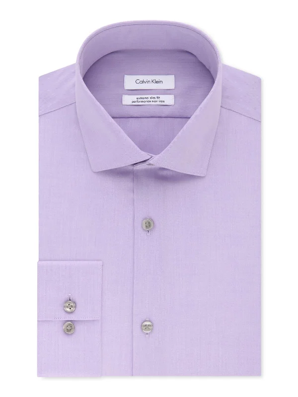 Mens Cotton Non-Iron Button-Down Shirt