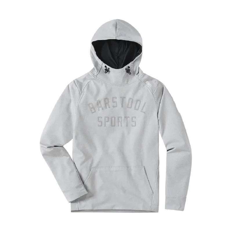 Men's Monochrome Crossover Hoodie Ii In Heather Grey