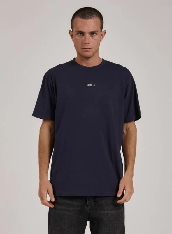 Minimal Thrills Merch Fit Tee - Station Navy