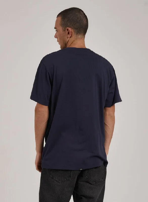 Minimal Thrills Merch Fit Tee - Station Navy