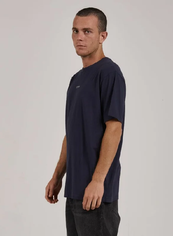 Minimal Thrills Merch Fit Tee - Station Navy