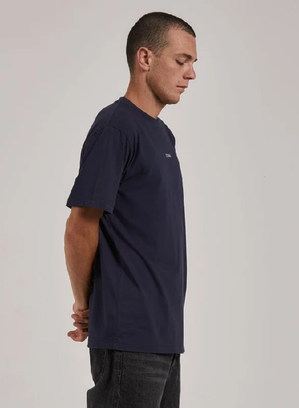 Minimal Thrills Merch Fit Tee - Station Navy