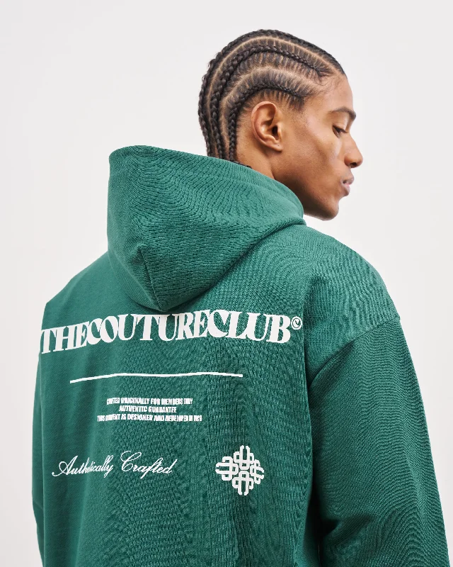 MULTI GRAPHIC HOODIE - GREEN