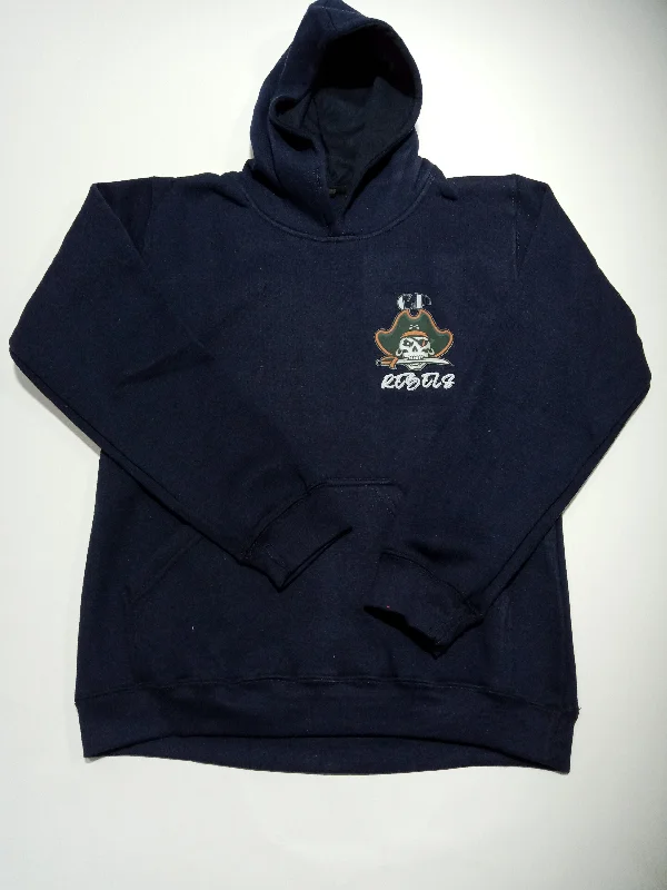 Rebels Pirate Navy Hoddie Non Zipper