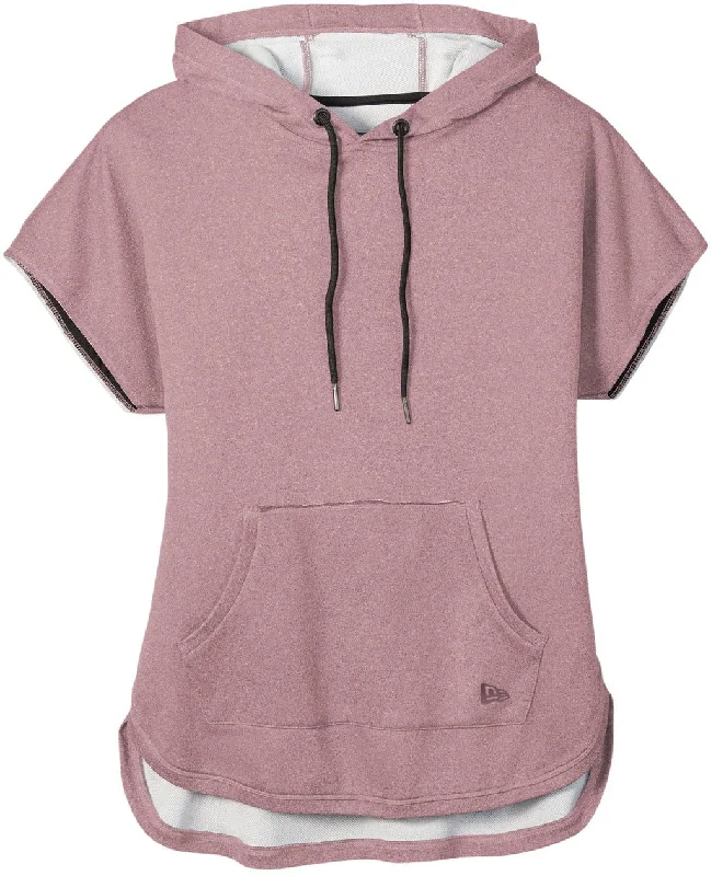 New Era Ladies Performance Terry Short Sleeve Hoodie