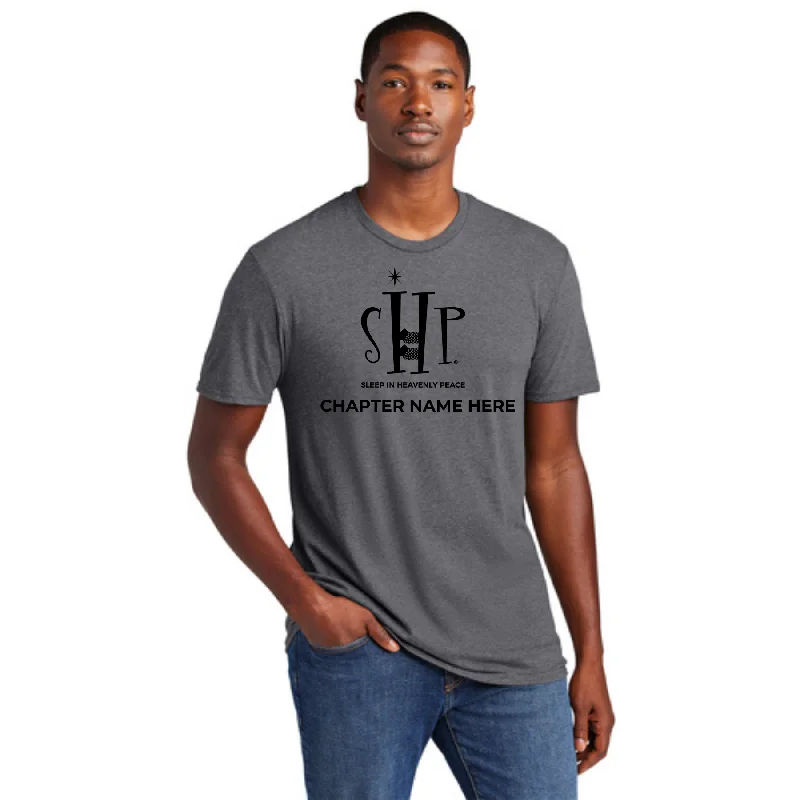 ""NEW"" Official Staff T-Shirt (TALL) with Chapter Name (Heather Grey)