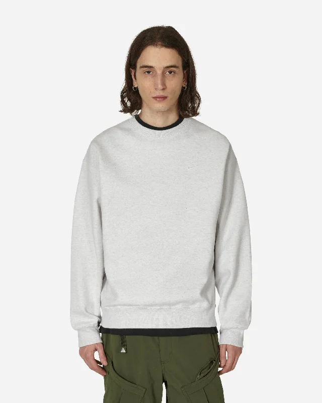 Solo Swoosh Crewneck Sweatshirt Birch Heather