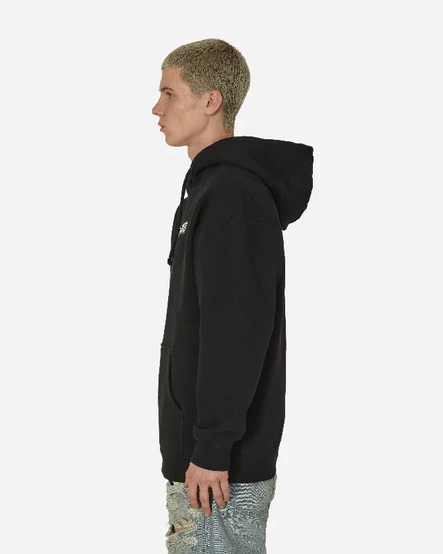 Dystopia Embroidered Hoodie Black