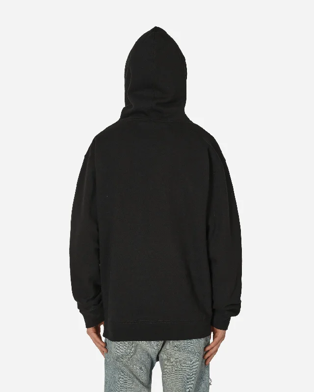 Dystopia Embroidered Hoodie Black