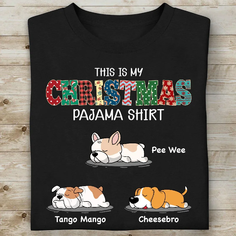 Pets Christmas Pajama, Live Preview Personalized Custom Photo Dog Cat Shirt C850