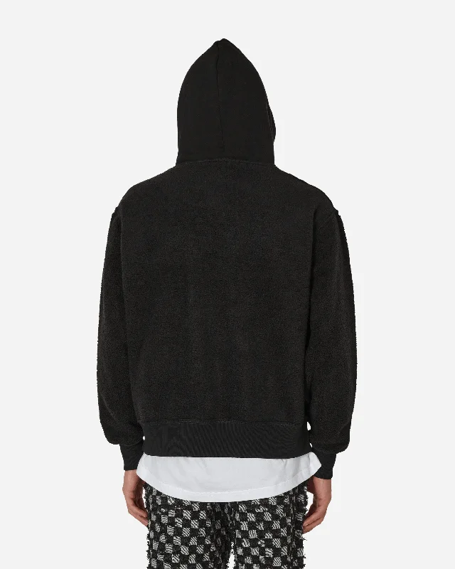 Androgynous Hooded Sweatshirt Black