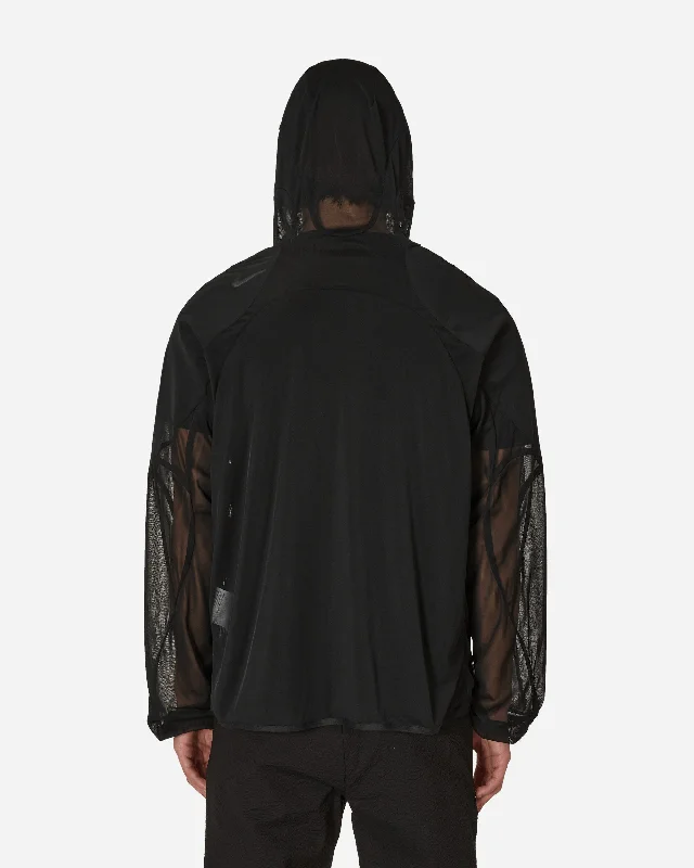 5.0+ Hoodie Center Black