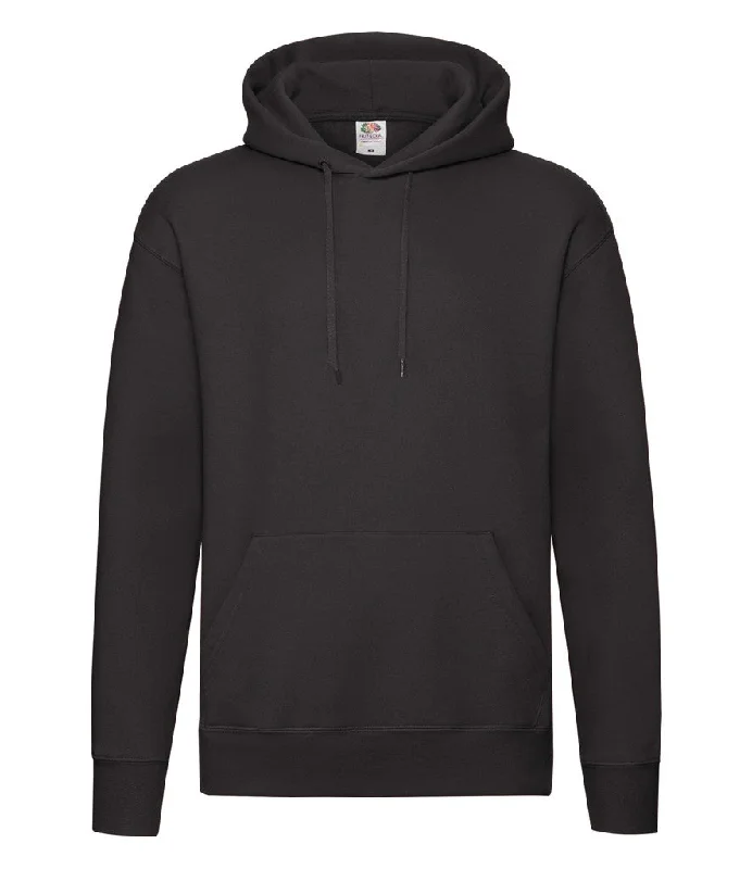 Premium 70/30 Hooded Sweat | BLACK