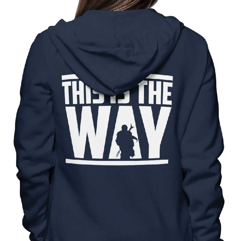 Zip Up Hoodie / Navy / S