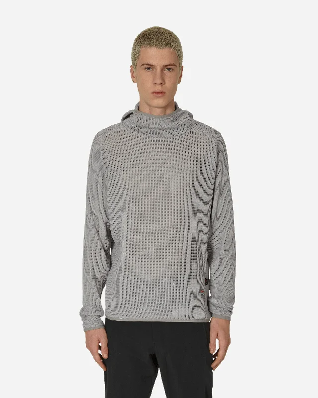 Mesh Hoodie Dark Grey