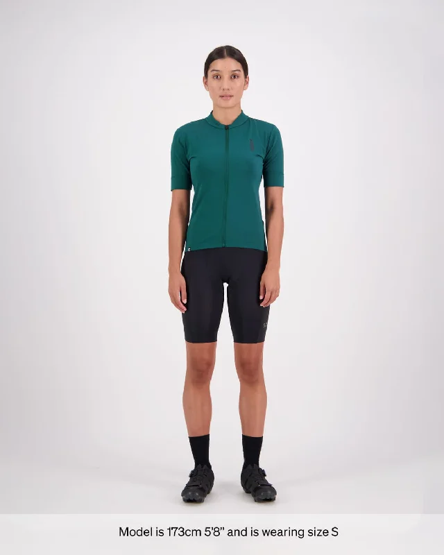 Roam Cargo Merino Shift Full Zip Tee - Evergreen