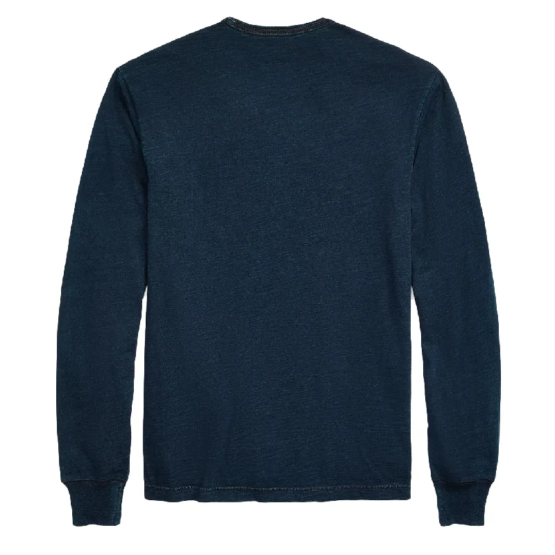 RRL by Ralph Lauren Indigo Jersey Long-Sleeve T-Shirt Indigo