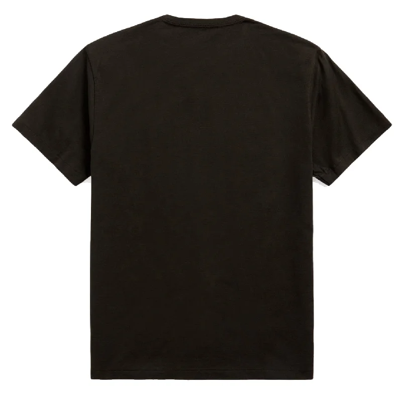 RRL by Ralph Lauren Logo Jersey T-Shirt Faded Black Canvas