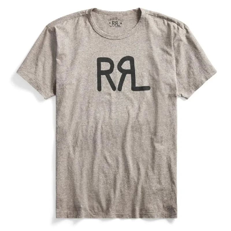 RRL by Ralph Lauren S/S Logo T-Shirt Heather Grey