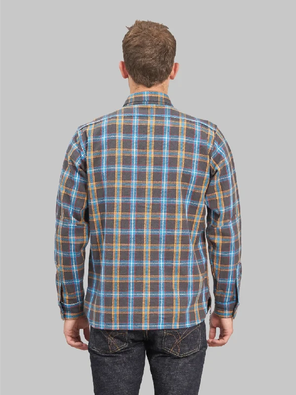 Samurai Jeans SNL24-01CONW Contest Flannel Work Shirt