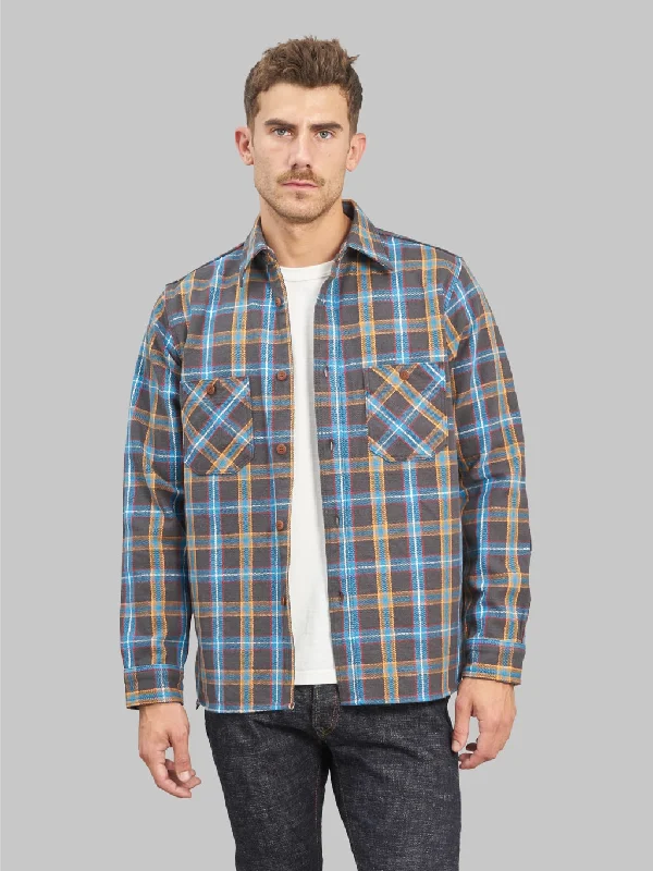 Samurai Jeans SNL24-01CONW Contest Flannel Work Shirt