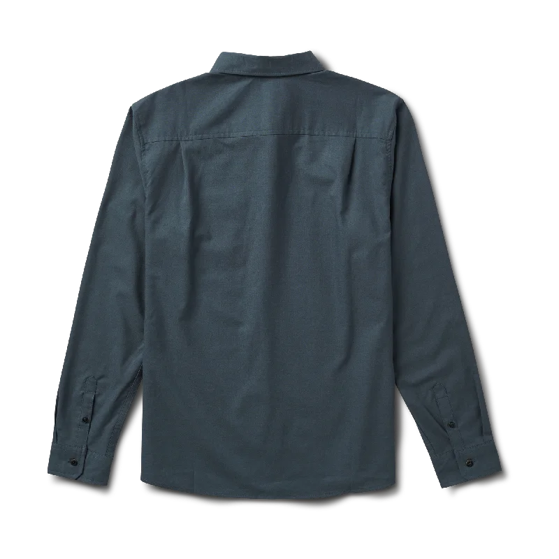 Scholar Stretch Long Sleeve Button Up Shirt - Orion