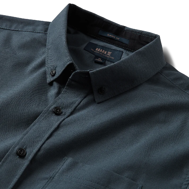 Scholar Stretch Long Sleeve Button Up Shirt - Orion