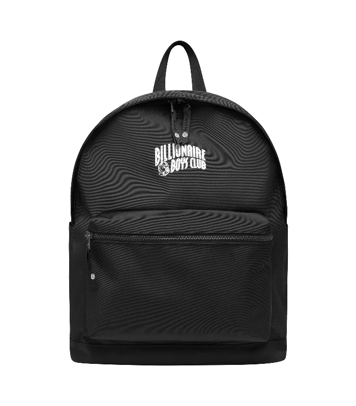 SMALL ARCH LOGO BACKPACK - BLACK