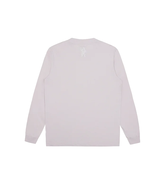 SMALL ARCH LOGO L/S T-SHIRT - LILAC