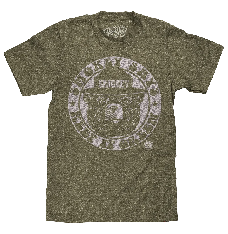 Smokey Bear Keep it Green Logo T-Shirt - Green