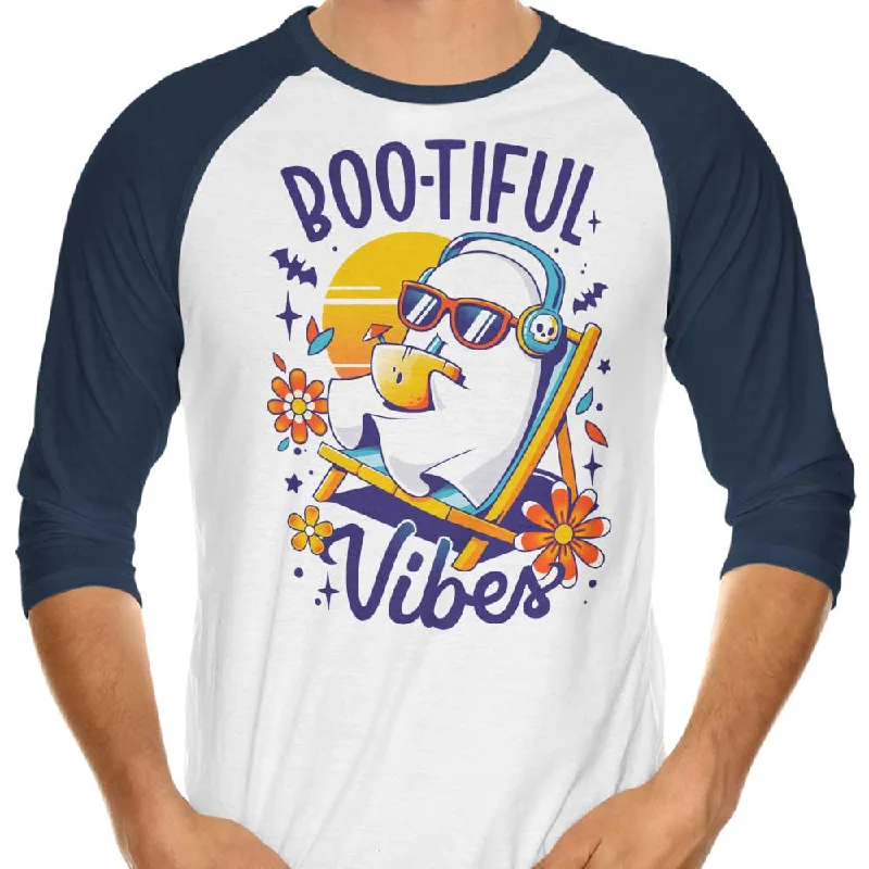 Bootiful Vibes - 3/4 Sleeve Raglan T-Shirt