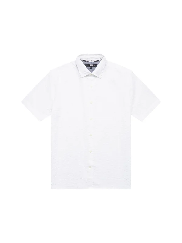 Seersucker Check Short Sleeve Shirt