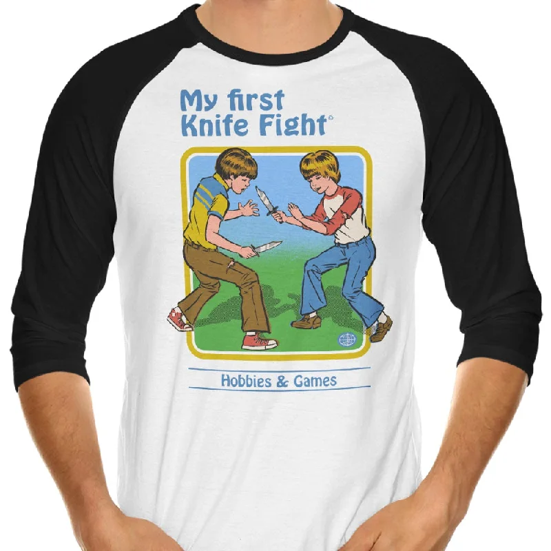 My First Knife Fight - 3/4 Sleeve Raglan T-Shirt