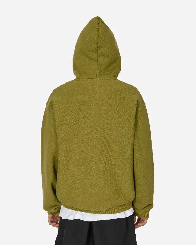 Outline Zip Hoodie Olive