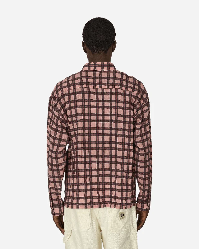 Sonoma Plaid Longsleeve Shirt Pink