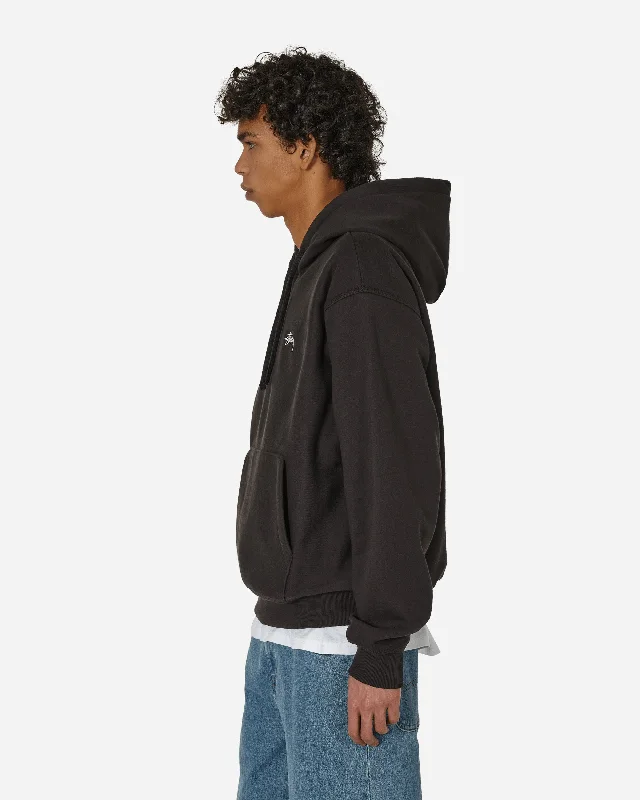 Stock Logo Hoodie Washed Black