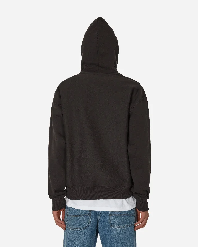 Stock Logo Hoodie Washed Black