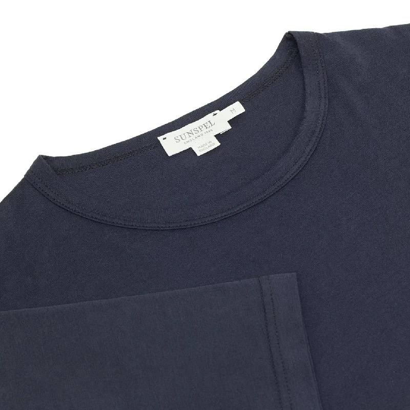 Sunspel Classic Crew T-Shirt Navy