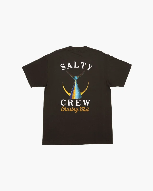 Tailed Standard SS Tee - Black