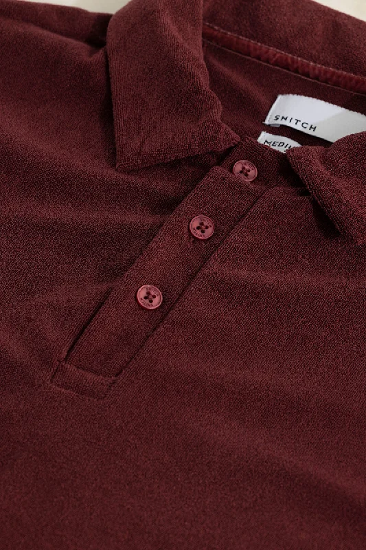 Trent Maroon Polo T-Shirt